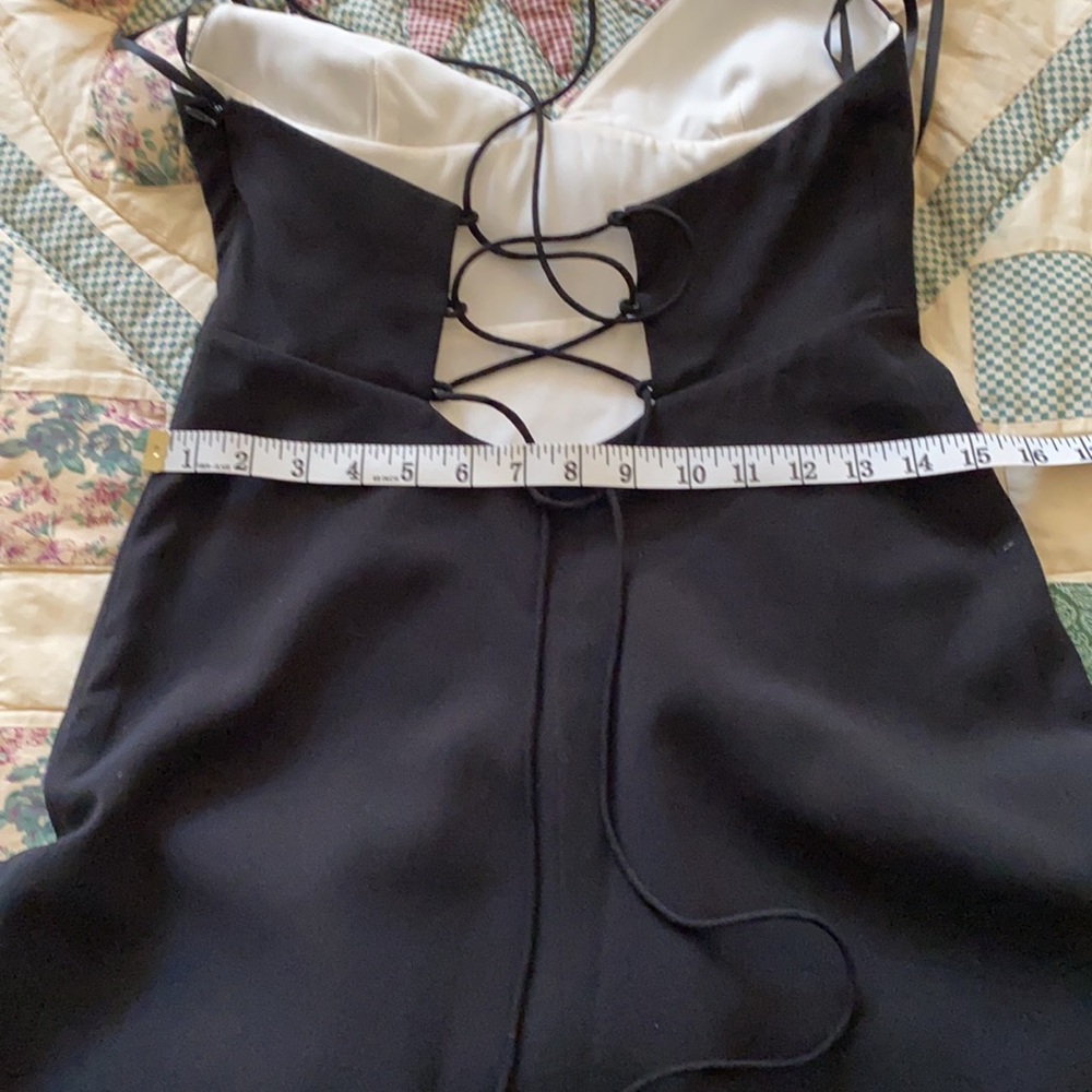 Jill Stuart Two Ply Cami Tie Back Hi Low Dress - Picture 8 of 9